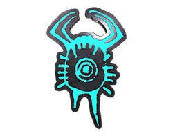 Headcrab Glyph Pin