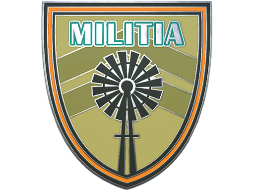 Anstecknadel: Militia