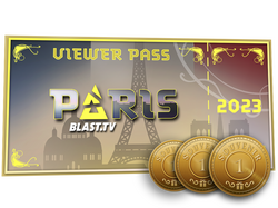 Paris 2023 Viewer Pass + 3 Souvenir Tokens
