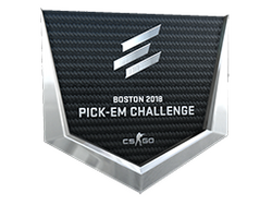 Silver Boston 2018 Pick'Em Trophy