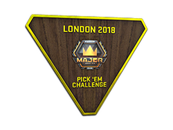 Gold London 2018 Pick'Em Trophy