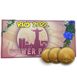 free cs2 skins Rio 2022 Viewer Pass + 3 Souvenir Tokens