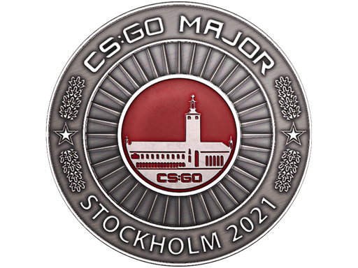 Серебряная монета PGL Major Stockholm 2021