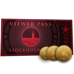Stockholm 2021 Viewer Pass + 3 Souvenir Tokens