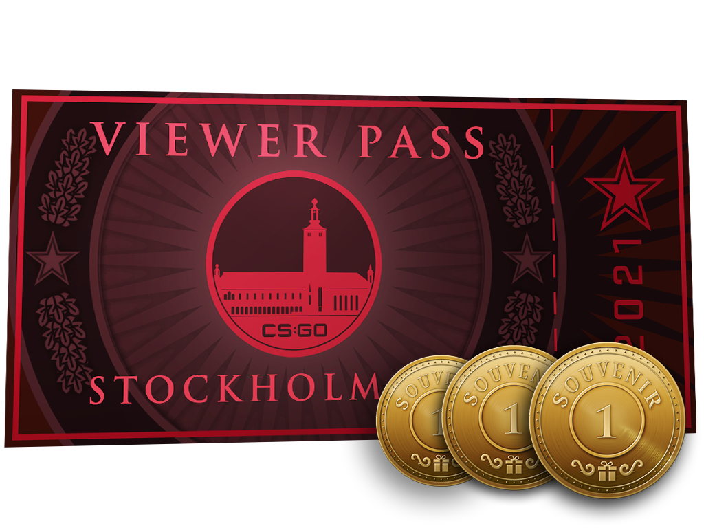 Stockholm 2021 Viewer Pass + 3 Souvenir Tokens