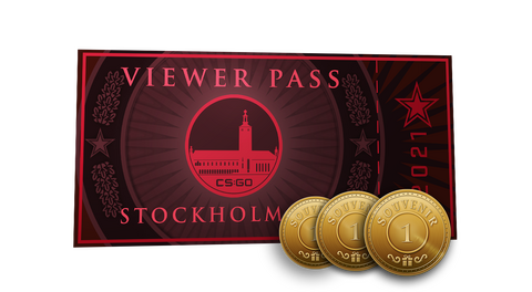 Stockholm 2021 Viewer Pass + 3 Souvenir Tokens