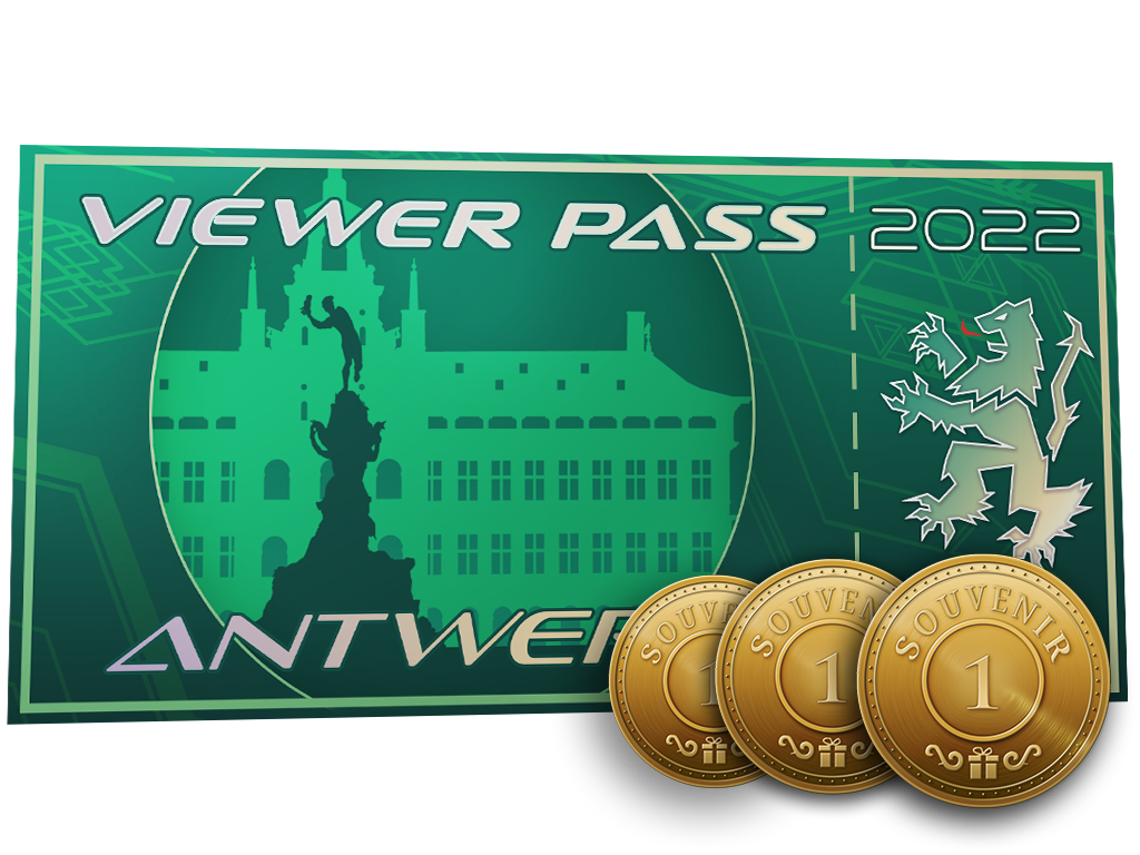 Antwerp 2022 Viewer Pass + 3 Souvenir Tokens