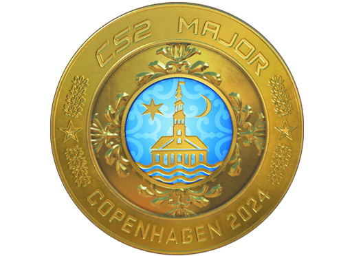 Золотая монета PGL Major Copenhagen 2024