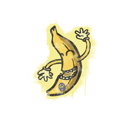 Sealed Graffiti | Banana