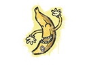 Versiegeltes Graffiti | Banana