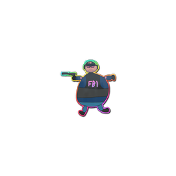 Sticker | Poorly Drawn FBI (Holo)