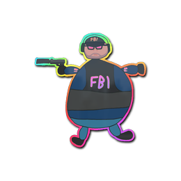 Poorly Drawn FBI (Holo)