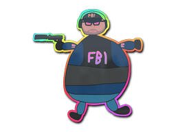 Плохо нарисованный агент ФБР 
