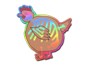 Sticker | Poorly Drawn Chicken (Holo)/20fx20