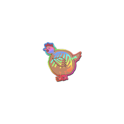 Sticker | Poorly Drawn Chicken (Holo)