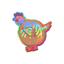 Poorly Drawn Chicken (Holo)
