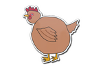 Sticker | Poorly Drawn Chicken