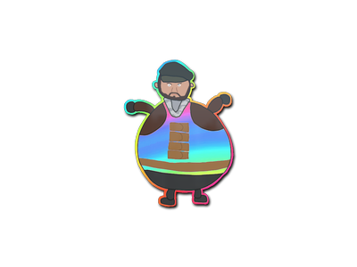 Sticker | Poorly Drawn Balkan (Holo)