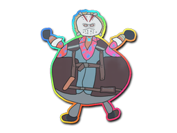 Sticker | Poorly Drawn Bloody Darryl (Holo)