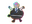 Poorly Drawn Number K (Holo)