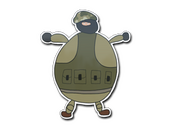 Sticker | Poorly Drawn IDF