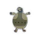 Sticker | Poorly Drawn IDF