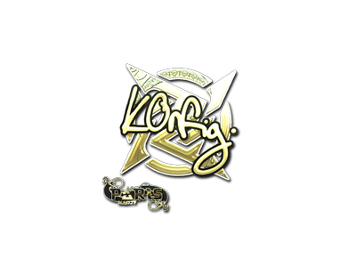Autocolante | k0nfig (Gold) | Paris 2023