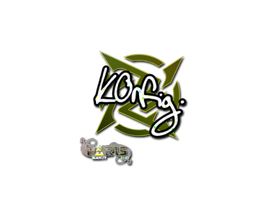 Naklejka | k0nfig (brokatowa) | Paryż 2023