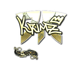 Sticker | KRIMZ (Gold) | Paris 2023