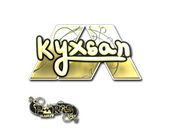 Sticker | kyxsan (Gold) | Paris 2023