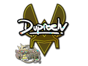 Sticker | dupreeh (Glitter, Champion) | Paris 2023