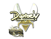 Sticker | dupreeh (Gold, Champion) | Paris 2023