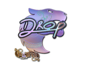 Наклейка | drop (голографическая) | Париж-2023