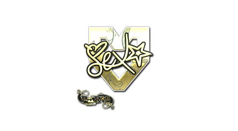 Sticker | dexter (Gold) | Paris 2023