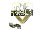 Sticker | frozen (Gold) | Paris 2023