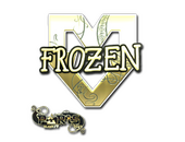 Sticker | frozen (Gold) | Paris 2023