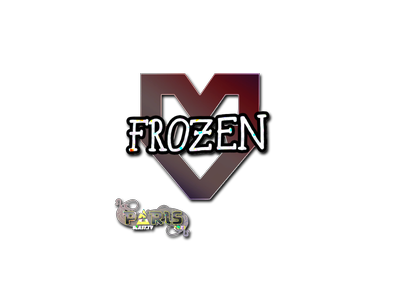 Sticker | frozen (Glitter) | Paris 2023