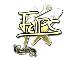 Sticker | felps (Gold) | Paris 2023