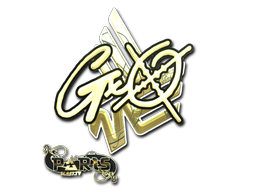 Sticker | gxx- (Gold) | Paris 2023