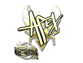 Sticker | apEX (Gold, Champion) | Paris 2023