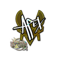 Sticker | apEX (Glitter, Champion) | Paris 2023