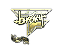 Sticker | broky (Gold) | Paris 2023