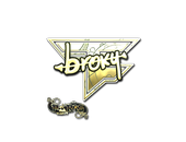 Sticker | broky (Gold) | Paris 2023