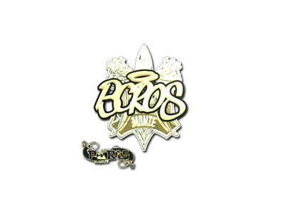 Sticker | BOROS (Gold) | Paris 2023