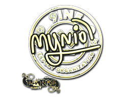 Sticker | mynio (Gold) | Paris 2023