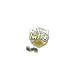 Sticker | nitr0 (Gold) | Paris 2023