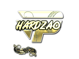 Sticker | hardzao (Gold) | Paris 2023/20fx20