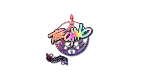 Sticker | Techno4K (Holo) | Paris 2023