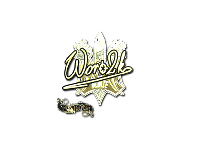 Autocolante | Woro2k (Gold) | Paris 2023
