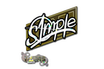 Sticker | s1mple (Glitter) | Paris 2023